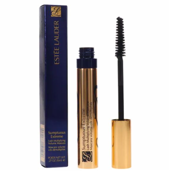 Estee Lauder Sumptuous Extreme Lash Multiplying Volume Mascara 01 Extreme Black - Picture 5 of 5